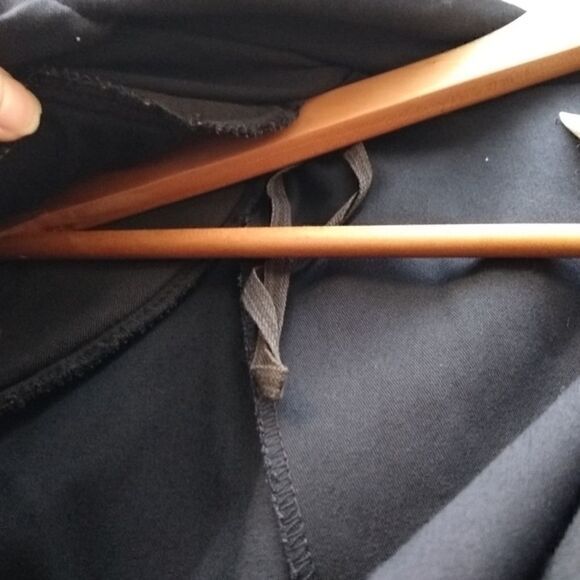 Moda Int International Unique Vintage collared black dress maxi long sleeve - Picture 11 of 11